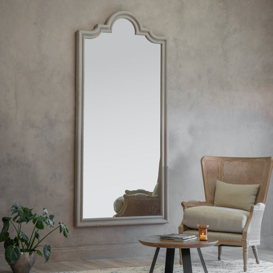 Wilton Grey Portrait Large Mirror