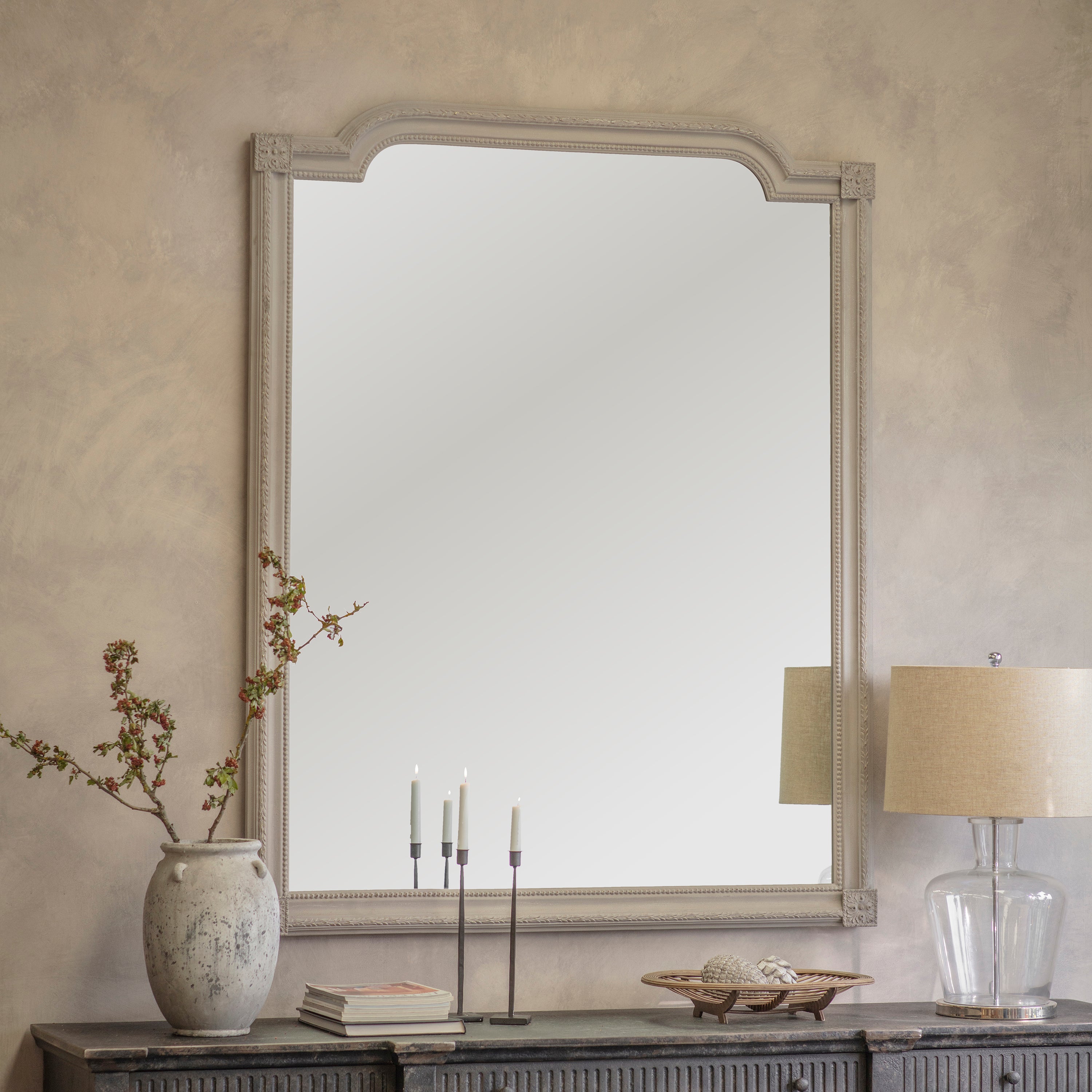 Wilton Grey French Provincial Mirror