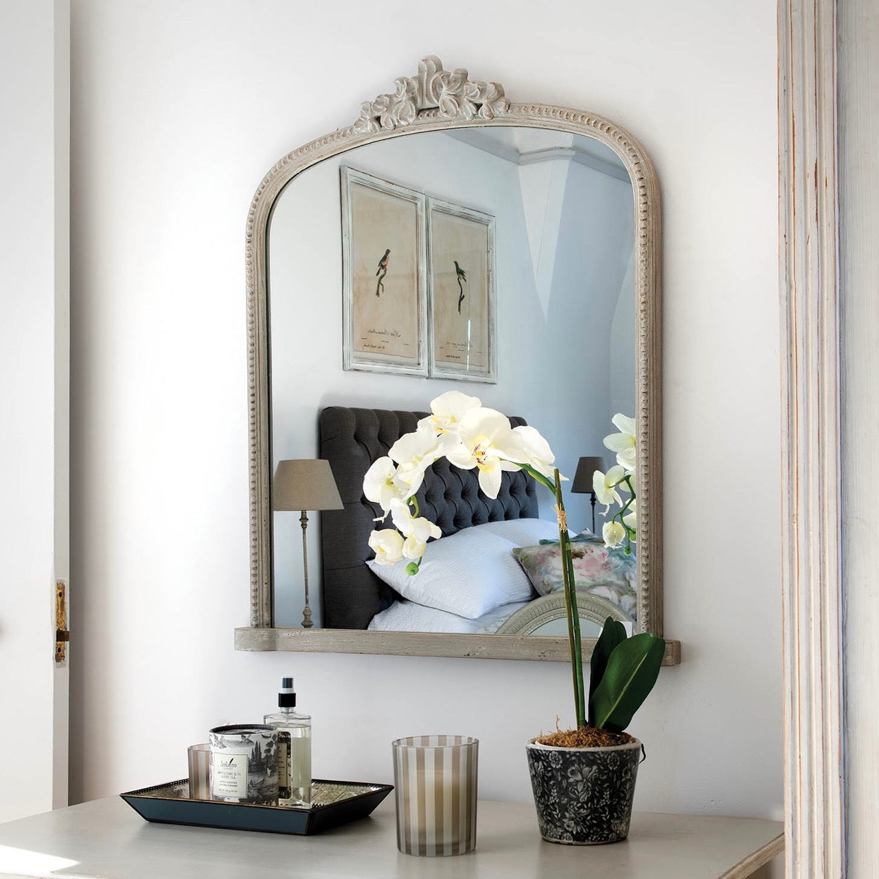 Wilton Ash Dormer Mirror