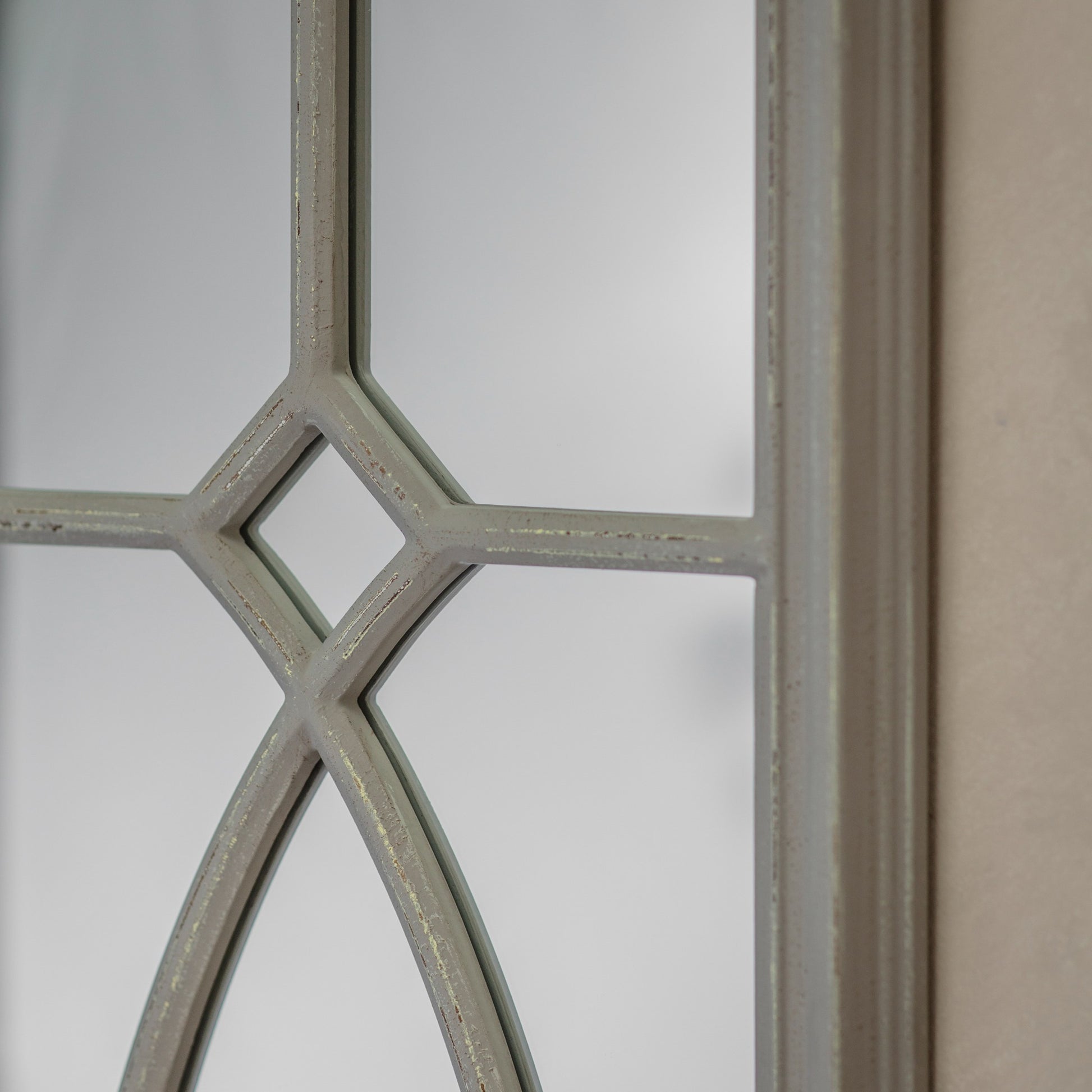 Wilton Grey Tall Panel Mirror