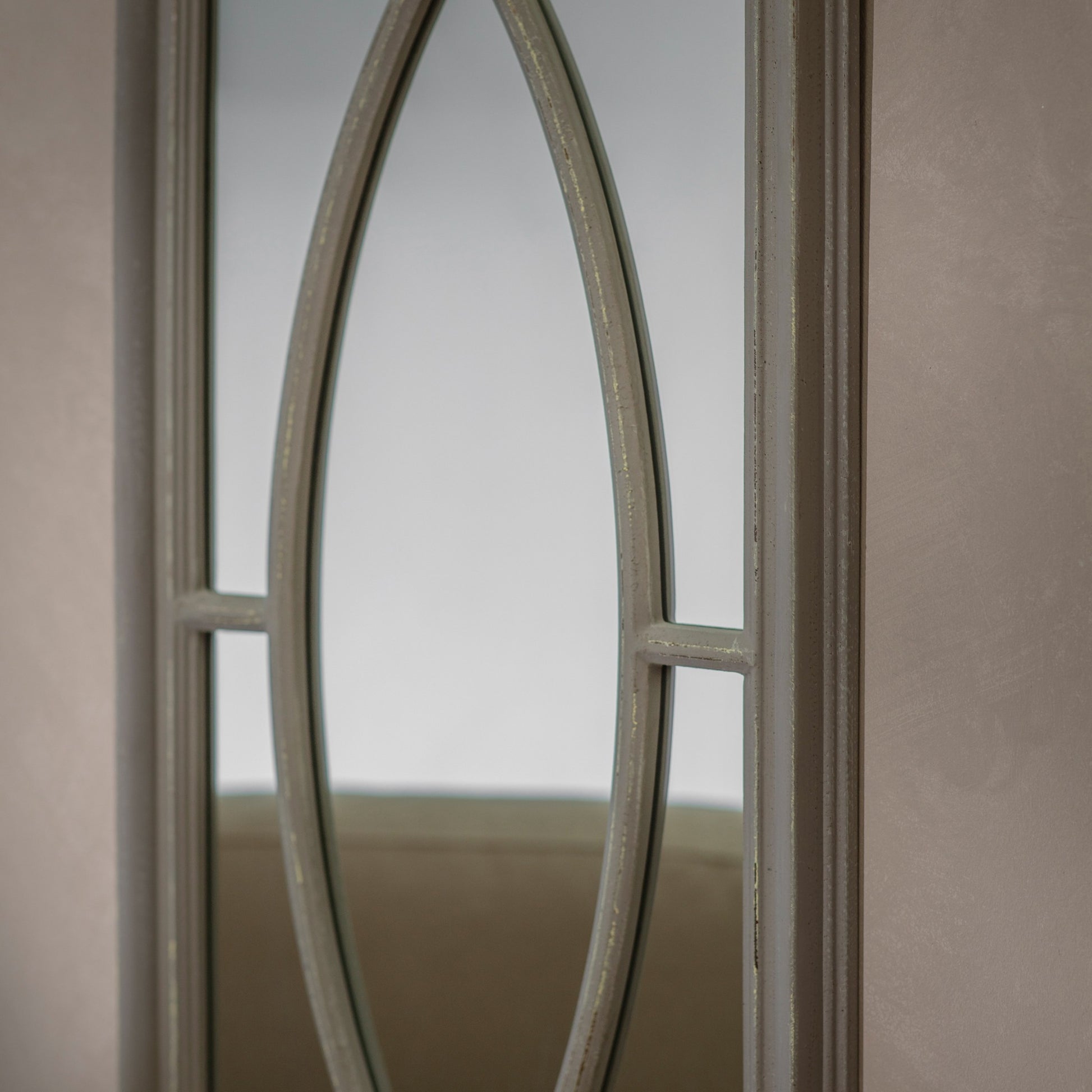 Wilton Grey Tall Panel Mirror