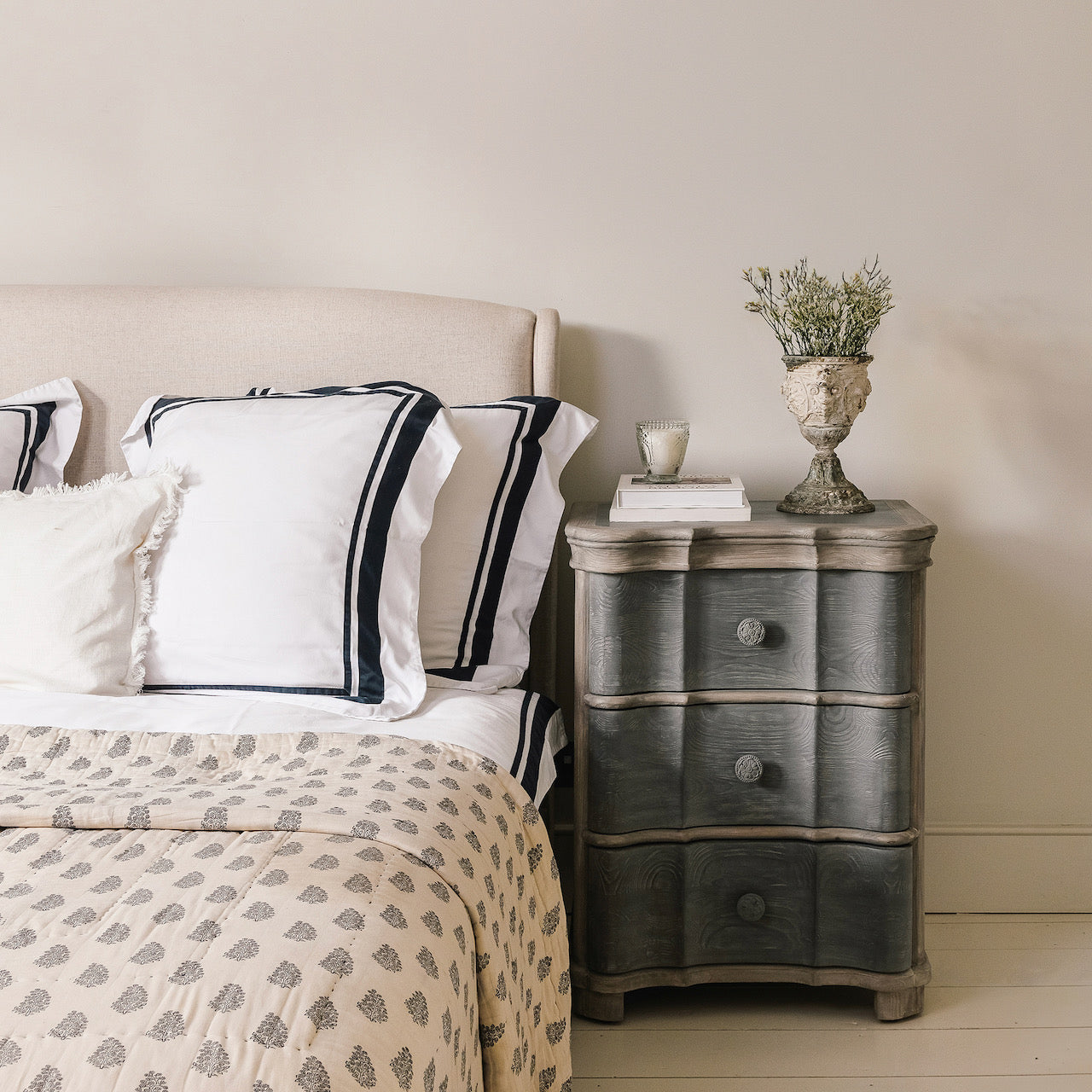 Hambledon Bedside Table with 3 Drawers