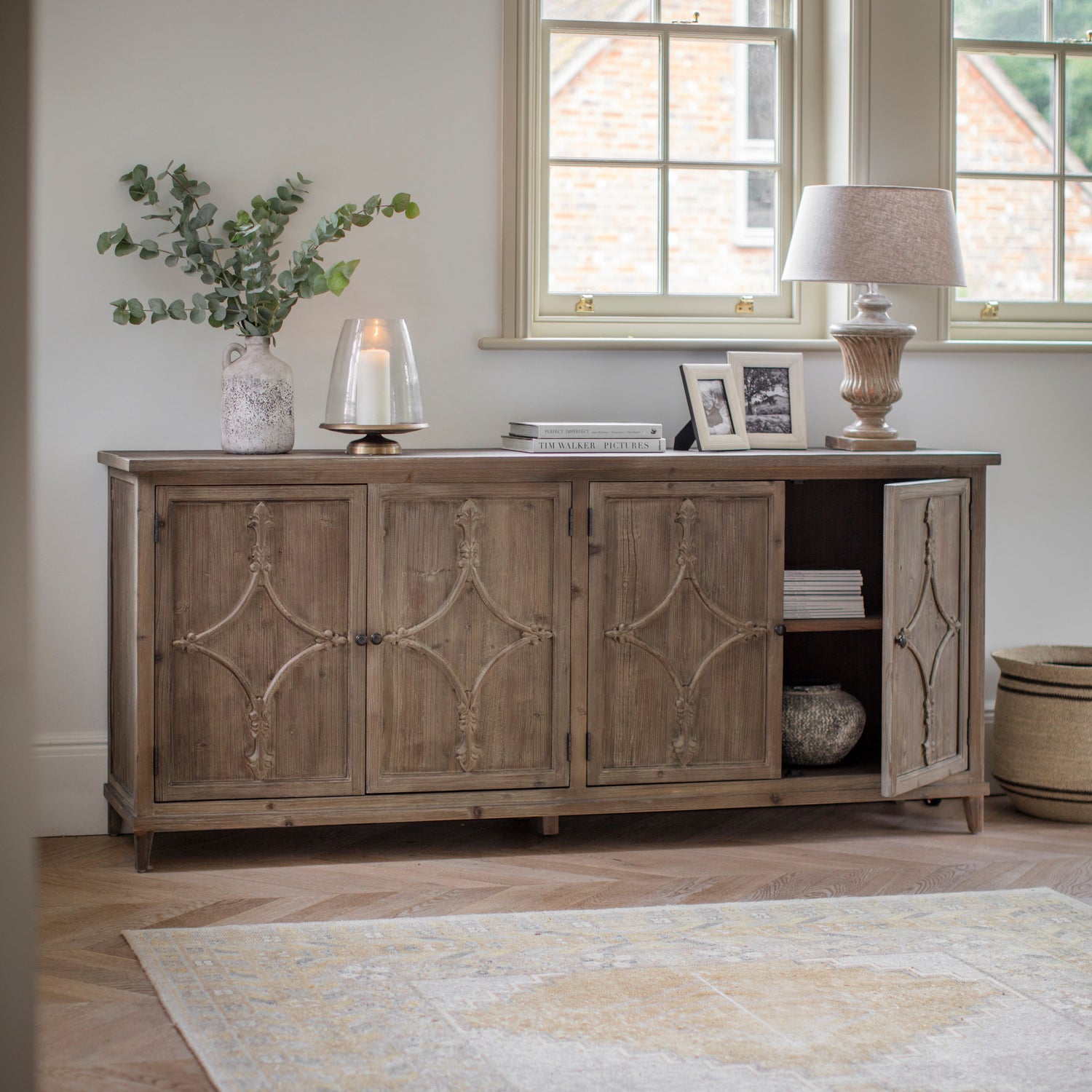 Hambledon 4 Door Relief Sideboard
