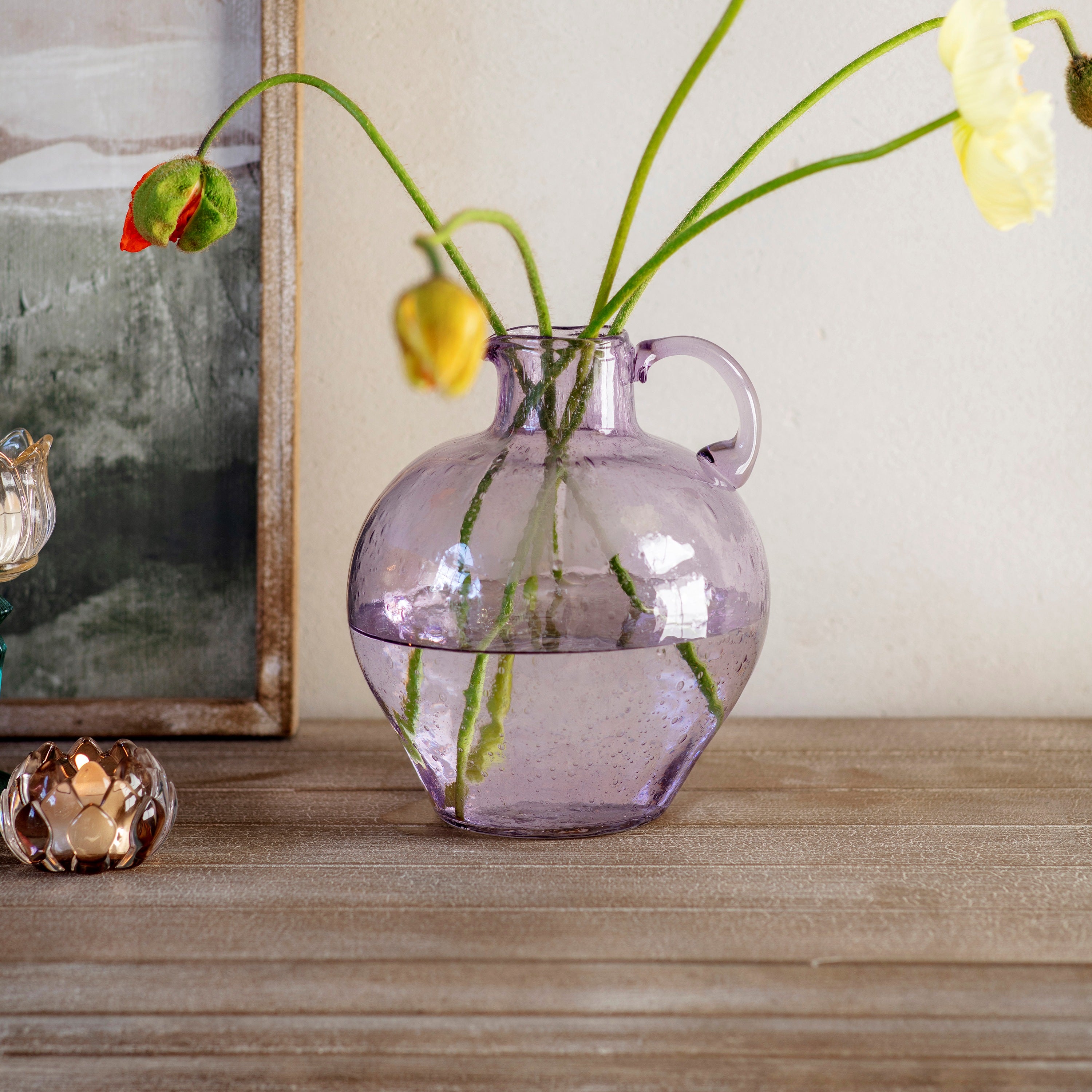 Twyford Mauve Glass Vase