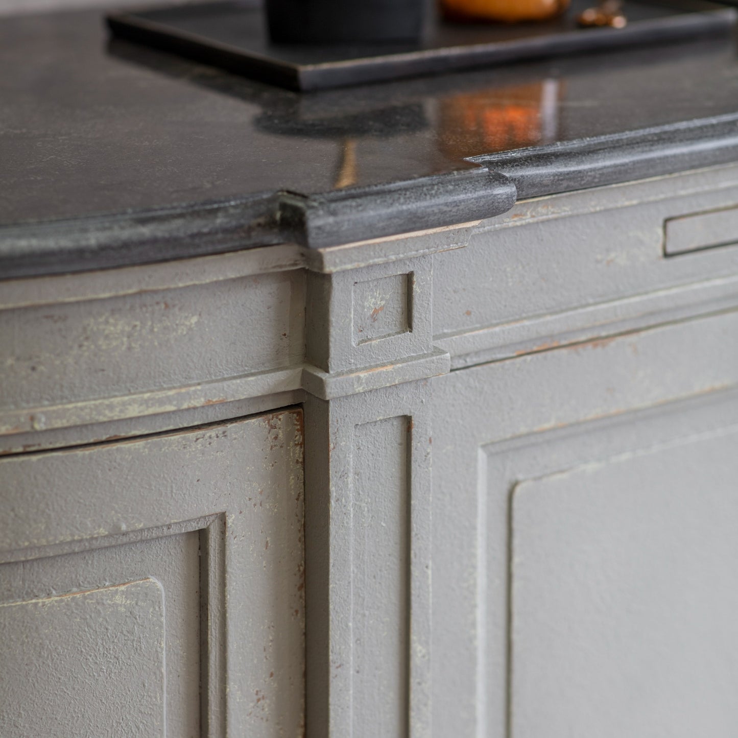 Collinson 4 Door Stone Top Sideboard