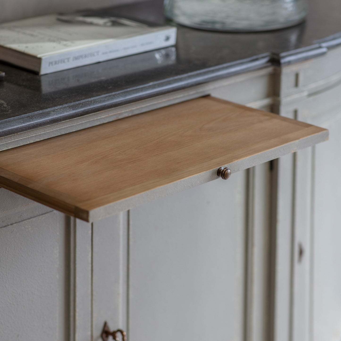 Collinson 4 Door Stone Top Sideboard