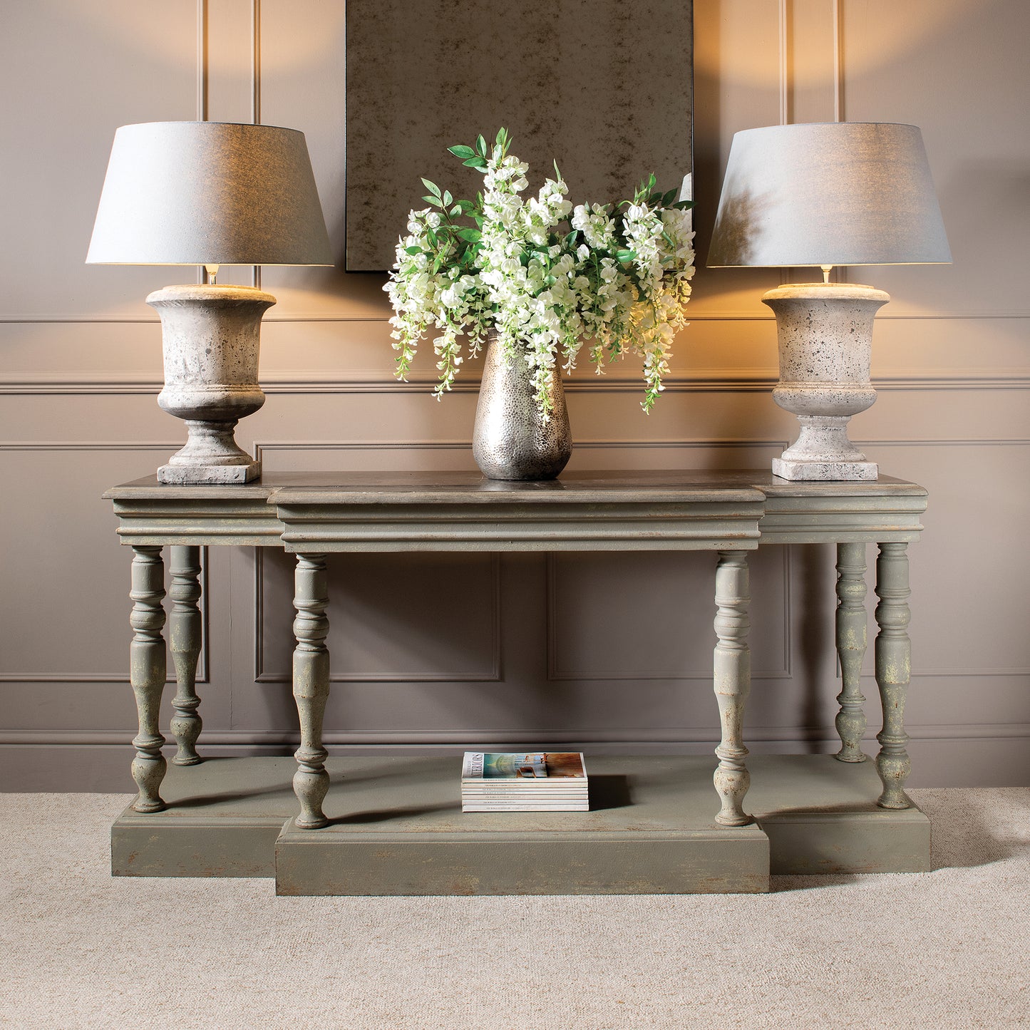 Collinson Stone Top Console Table