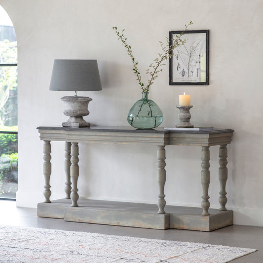Collinson Stone Top Console Table