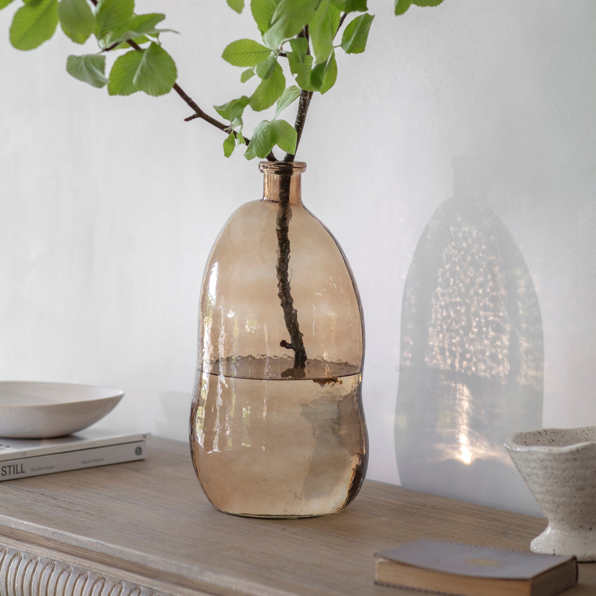 Claymore Tall Glass Vase