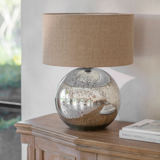 Claymore Glass Lamp with Shade