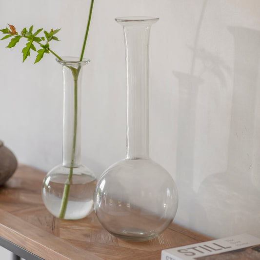 Claymore Large Rounded Glass Vase