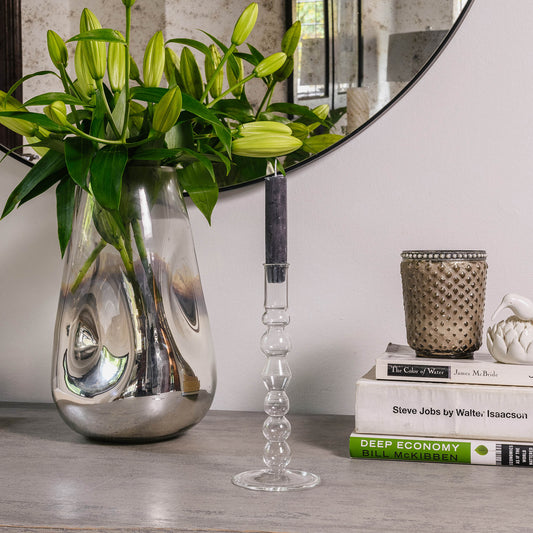 Claymore Glass Candle Stick