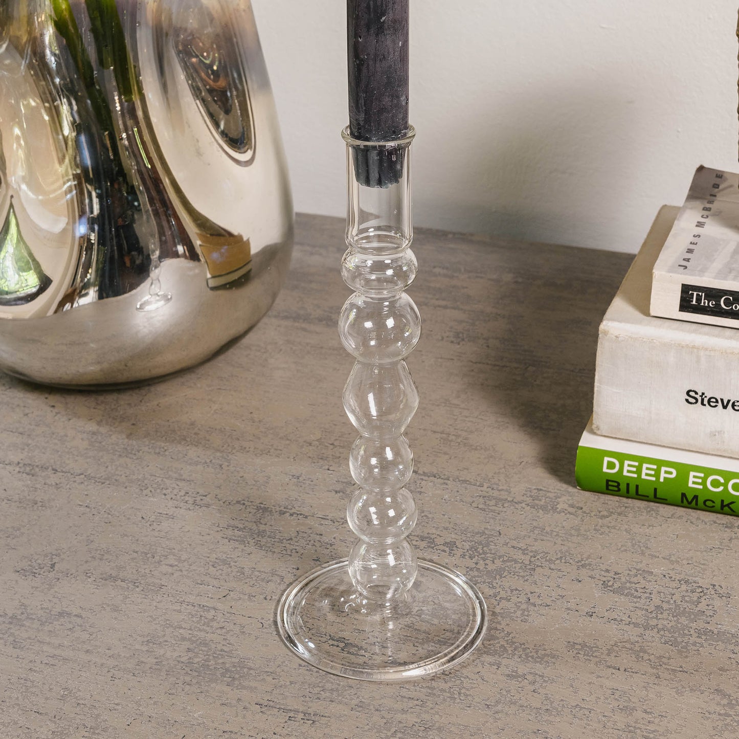 Claymore Glass Candle Stick