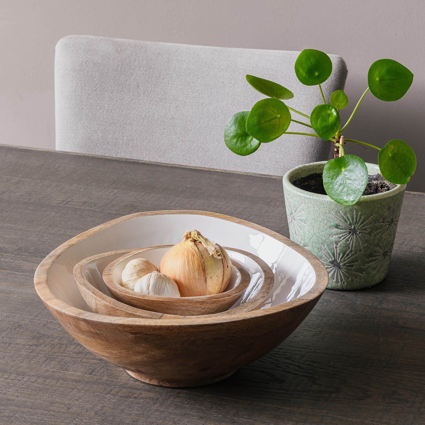 Appleton Wooden Set of 3 Bowls