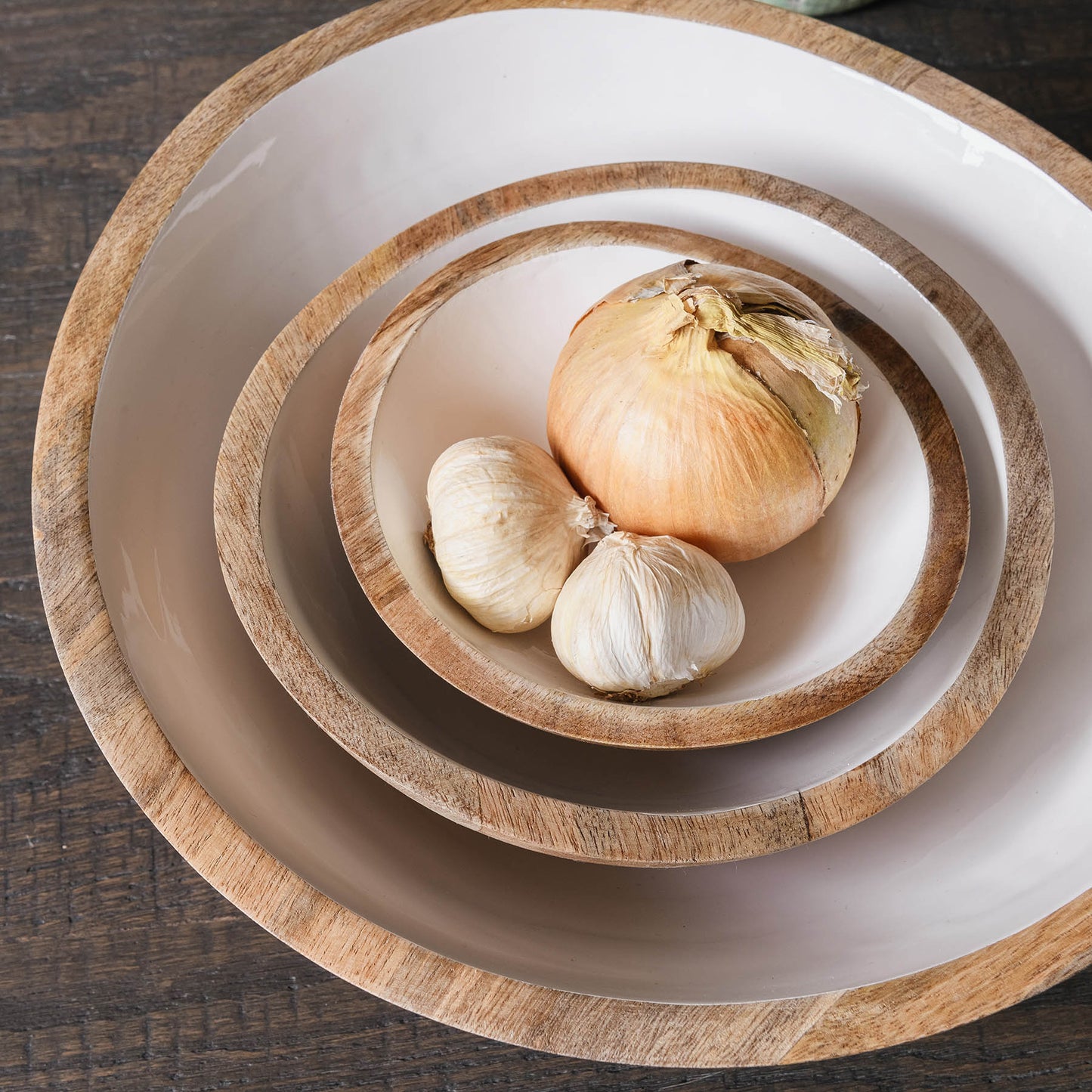 Appleton Wooden Set of 3 Bowls