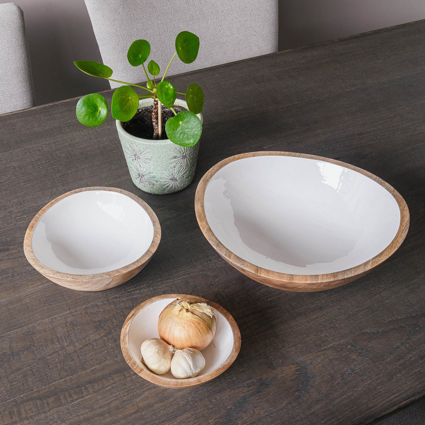 Appleton Wooden Set of 3 Bowls