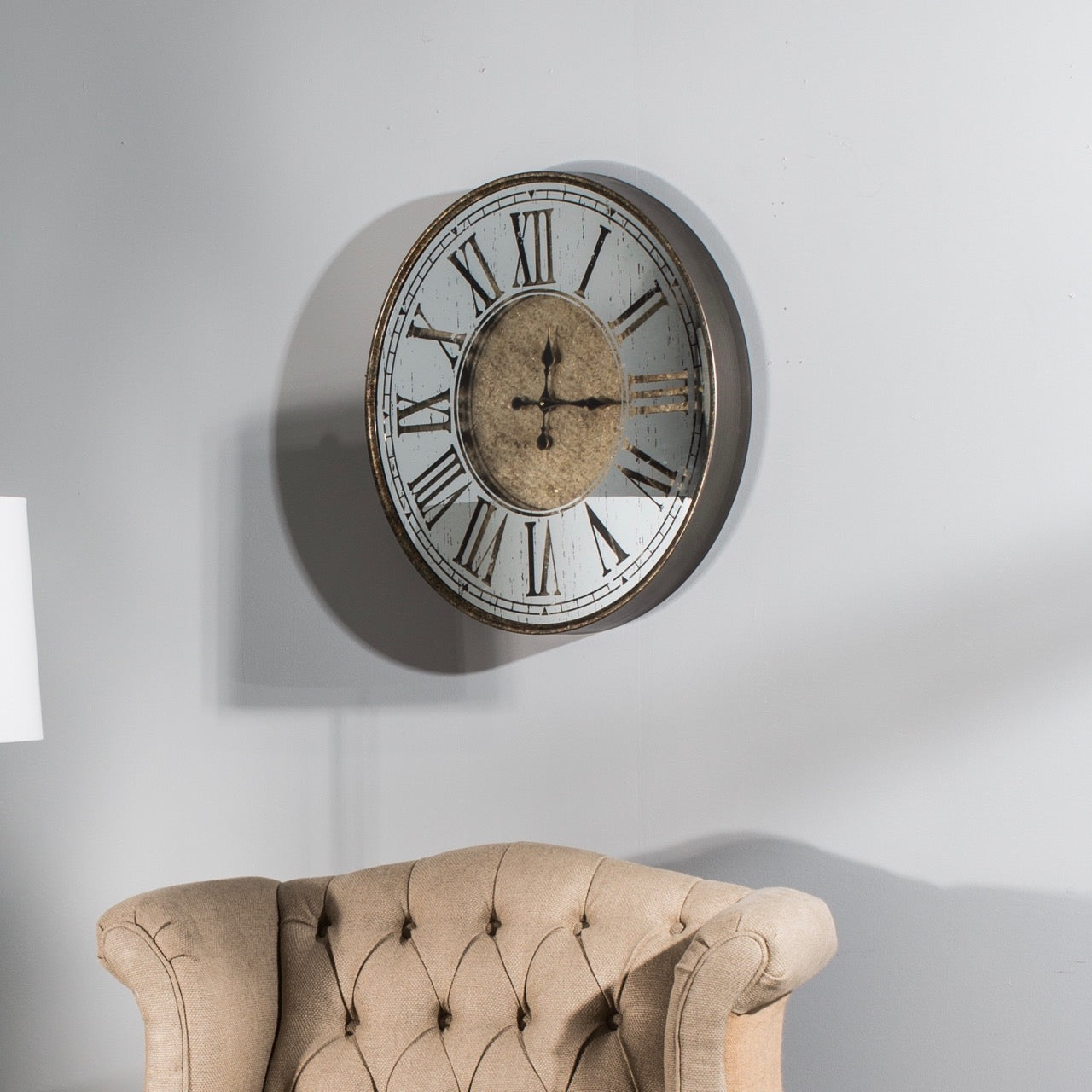 Waltham Mirrored Wall Clock